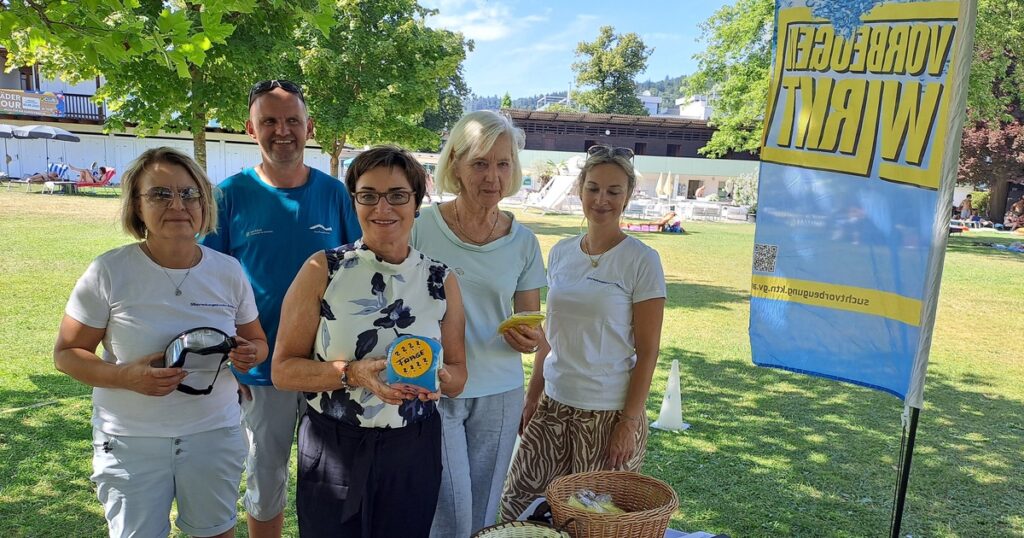 Sommeraktion &bdquo;H2O&ldquo;: Suchtpr&auml;vention K&auml;rnten unterwegs in den Strandb&auml;dern